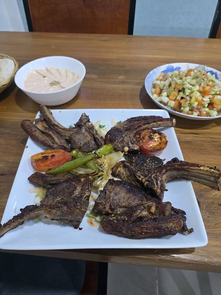 A colourful Middle Eastern dish at Jerusalem Restaurant Patong